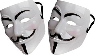 Selva Front Vendetta Anonymous Halloween universal-fitting Hacker Mask Party Mask