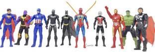 कैमिन Avengers Superhero Action Figure Set of 10 Superheroes Toys