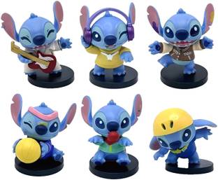 RVM Toys Stitch Mini Set of 6 Action Figure Toy