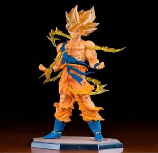 SSAppliances Dragon Ball Z Goku Action Figure with Flame Base |16 cm Anime Action Figures Toy