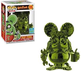 Funko Pop! Icons: Green Chrome Rat Fink - 2019 SDCC Shared Exclusive