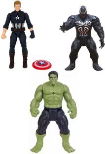 khilona waala Captain America Venom & Hulk Toys Best for Study Table Decoration