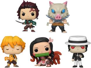 Funko Animation: POP! Demon Slayer Collectors Set - Tanjiro Kamado, Inosuke Hashibira,