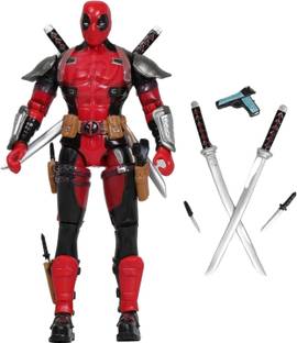 PN AVAN Superhero Action Figure Toys,Set Character Toys for Kids (Deadpool Model 3)