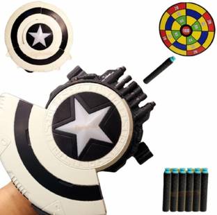 Happy Hues Transforming Shield Shooter Blaster and a Shooter Blaster Gun with 6 Foam Bullet