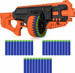 333MART Street Viper Big Blaster Motorized Dart Gun Toy Including 30 Soft Foam Bullet Guns & Darts