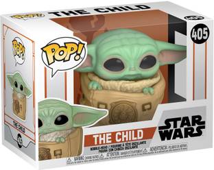 Funko Pop! Star Wars: The Mandalorian Toy, The Child Grogu in a Bag