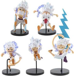 Verity Luffy Gear 5 One Piece Rare Collectible Figure Anime(Set of 5)