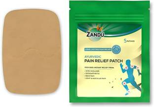 ZANDU Ayurvedic Pain Relief Patch, Instant Relief from Muscle and joint Pain Adhesive Band Aid