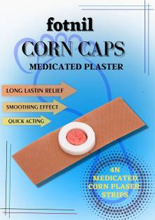 Fotnil corn caps to medicated plaster in packs of 8 (32 strip ) Adhesive Band Aid