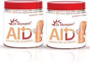Dr. Morepen Adhesive Band Aid Waterproof For Kids & Adults - 200 Stripes Adhesive Band Aid