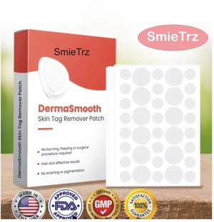 SmieTrz DermaSmooth Skin Tag Remover Patch Fl37 Adhesive Band Aid
