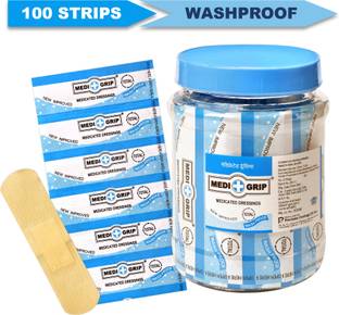 Medigrip Washproof Jar Pack Adhesive Band Aid