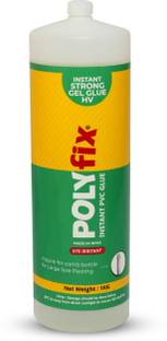 POLYFIX WPC Glue(Super fast) and PVC Foam Board Instant Glue in 1 kg Bulk Pack with Nozzle Adhesive