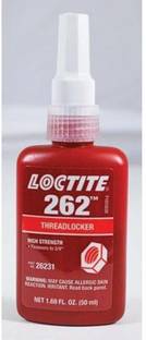 Henkel Loctite LOCTITE 26231 RED 262 Permanent THREADLOCKER HIGH Strengh 50-ML 1.69OZ Bottle Adhesive