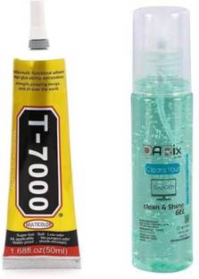BUKU 50ML glue T-7000 "BLACK"+ Screen Cleaning Gel (1+1) Adhesive