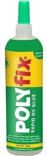 POLYFIX Rapid HV Glue: Ideal for Adhering MDF, Furniture, PVC, WPC - 250g Adhesive