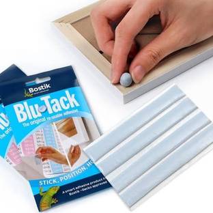 Shyam Sarowar Bostik Blu Tack -75g - Reusable Adhesive - Blu Tack Rubber Adhesive - pack of 1 Adhesive
