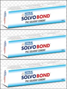 Shyam Sarowar Solvobond - PVC Solvent Cement 90ml - Pack of 3 Adhesive