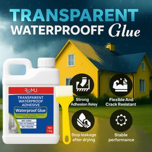romj Waterproof Glue 1kg–Strong Adhesive for Wood Bathroom RoofTop Multi-Surface Use Adhesive