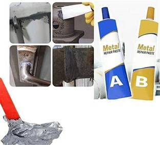 Ezhimala Metal Cast Iron Repair Paste Set, Permanent Metal Repair Paste Set Welding Glue Adhesive