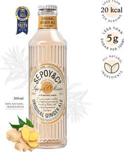 Sepoy & co Original Ginger Ale Glass Bottle