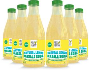 Hello Healthy Natural Lemon Masala Soda Drink | Helps In Digestion | Refreshing Drink Plastic Bottle