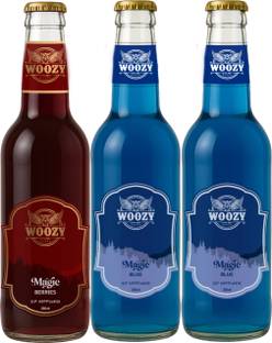 Woozy Woozybar Magic Berries & Magic Blue (3-Pack) Glass Bottle