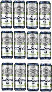 Budweiser Non Alcoholic Green Apple Can 330ml pack of 12 Can