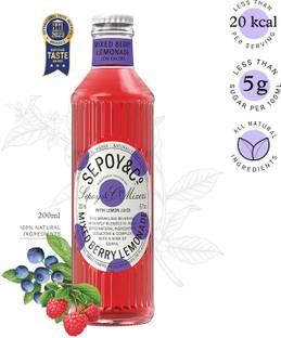 Sepoy & co Mixed Berry Lemonade Glass Bottle