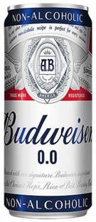 Budweiser Non Alcoholic 0.0 Beer 330ml (Pack of 1) Can