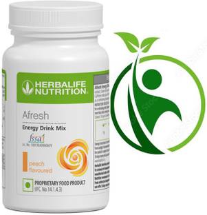 HERBALIFE Afresh Energy Drink Mix - Peach - 50 gms
