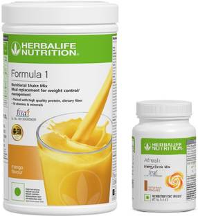 HERBALIFE Formula 1-Mix Shake Mango 500g + Cinnamon Afresh 50g Box
