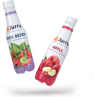 JURRU COMBO Fruit Soda | APPLE & MIXED BERRY | PET Bottle