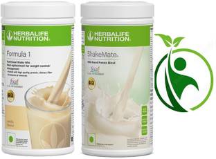 HERBALIFE Formula 1-Mix Shake Vanilla 500g + Shakemate