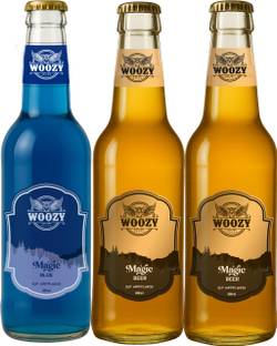 Woozy Woozybar Magic Blue & 2 Magic Beer, With Buzz (3-Pack) Box