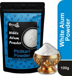 Organic Plus Alum Stone Powder Alum Powder Fitkari Powder Phitkari Powder Alam Powder -Pouch