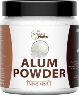 Organic Platter Alum Powder Fitkari Powder Phitkari Sphatika bhasma for hair skin After shave-J