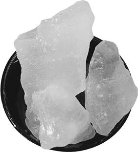 EDIMIST Alum Stone (Fitkari) 350 gm |Crystal White Stone| White Phitkari Stone Crystal
