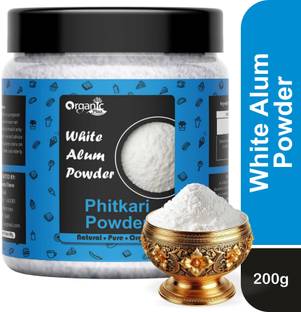 Organic Plus Alum Stone Powder Alum Powder Fitkari Powder Phitkari Powder Alam Powder (JAR)