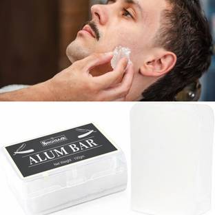 SINGH SAAB Shaving Alum Bar (Fitkari) with travel case Natural Phitkari Stone Bar