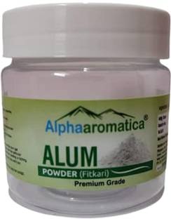 alphaaromatica Alum Powder, Fitkari, Phitkari Powder for Face Hair Water, Potash Powder