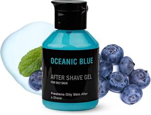 Pink Woolf Aftershave Gel For Men (OCEANIC BLUE), Freshens & Cools Oily Skin Post Shave