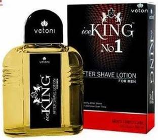 PasCom Ice King After Shave Lotion Improves Skin | Light Yellow colour