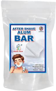 Jioo Organics After Shaving Alum Bar Fitkari 100% Pure Stone Bar Phitkari