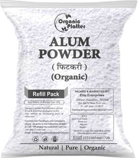 Organic Platter Alum Powder Fitkari Powder Phitkari Sphatika bhasma for hair skin After shave-R