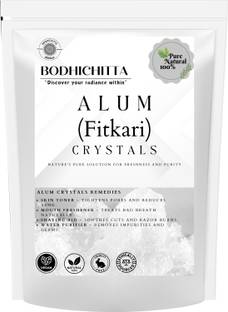 Bodhichitta Pure Alum Crystals | Fitkari for Natural Skin Tightening & Acne Care Solution