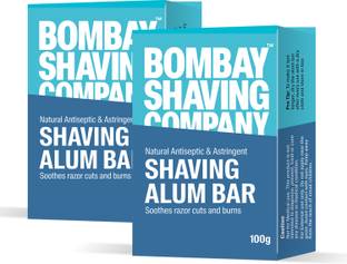 BOMBAY SHAVING COMPANY Shaving Alum Bar For Men| Pure & Natural | After Shave Bar Antiseptic Anti-Odour
