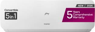 Godrej 2025 Model 1.5 Ton 3 Star Split Inverter 5-In-1 Convertible Cooling with Heavy Duty Cooling and...