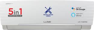Lloyd 2023 Model 1.5 Ton 5 Star Split Inverter AC with Wi-fi Connect - White